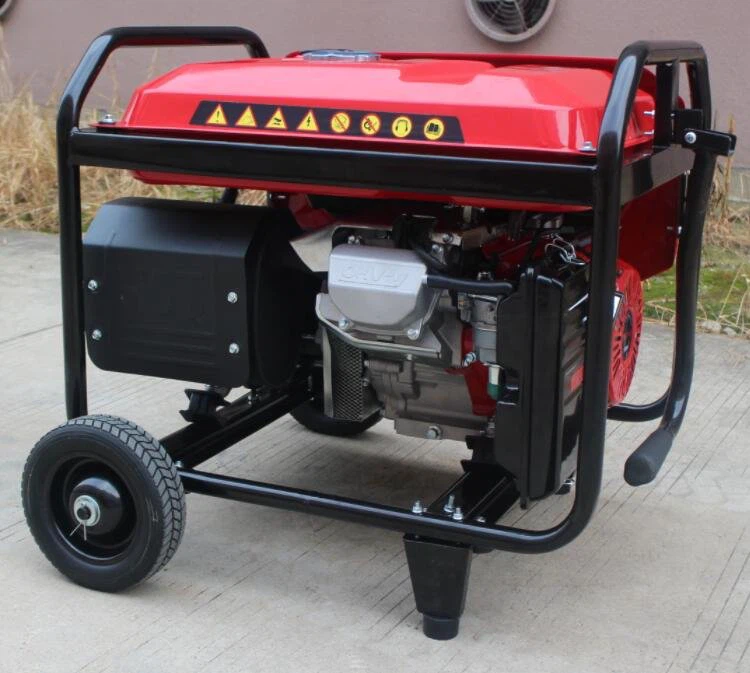 5kw genset with wheels gasoline (7)